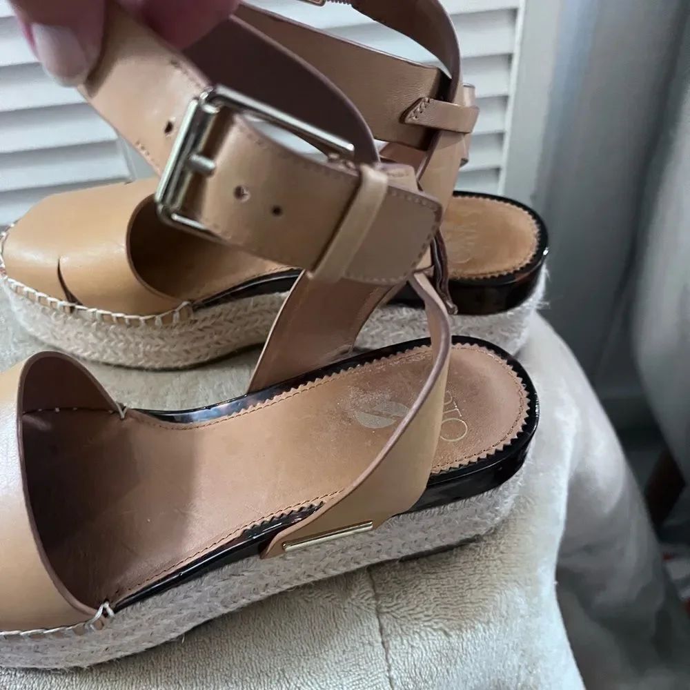 SARTO By Franco Sarto Tan Espadrille Shoes - Picture 5 of 13